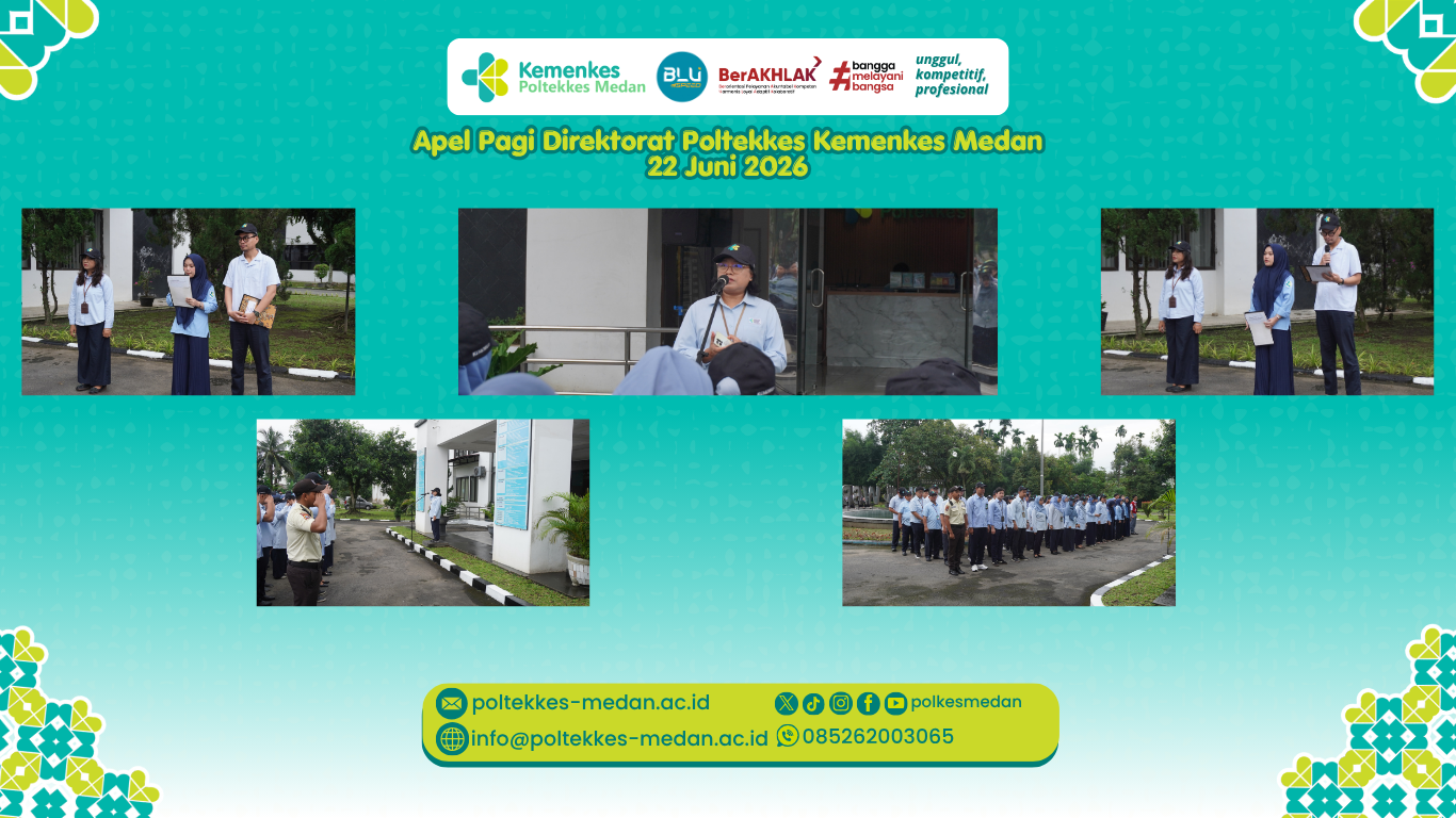Apel Pagi Direktorat Poltekkes Kemenkes Medan Senin, 22 Juni 2026